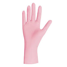 Guantes de Nitrilo Rosas