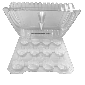 Contenedor para 12 cupcakes