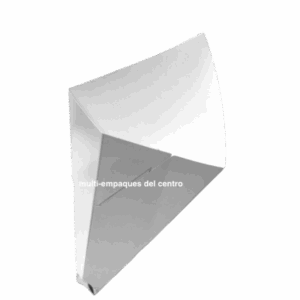 Cono para Papas Blanco y Kraft