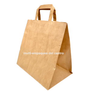 Bolsa Kraft 24×28+12 cm