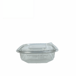 Envase cuadrado 8 oz plástico