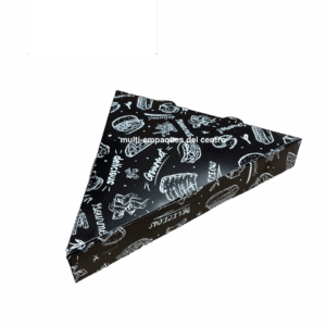 Caja Triangular para Crepa o Pizza Diseño 2